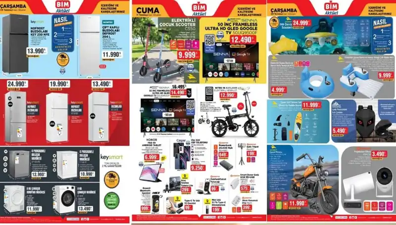 BİM 8-11 Temmuz Aktüel Kataloğu ile Neler Geliyor? Cazip Fırsatlar Burada!