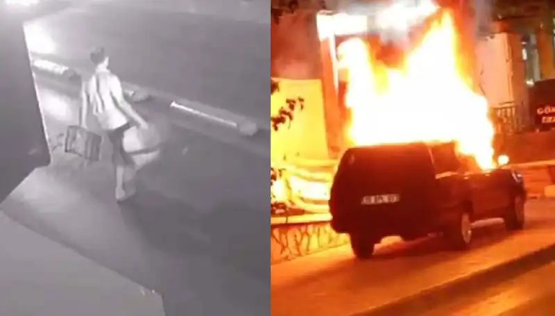 Boşanma Tartışması Sonrası Eşinin Aracını Yakan Koca Olayı