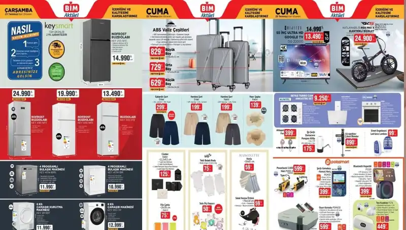BİM Aktüel Kataloğu ile Alışveriş Keyfi: 22-25 Temmuz Fırsatları!