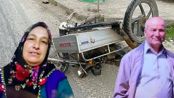 Motosiklete Arkadan Çarpan Araçta 2 Kişi Hayatını Kaybetti