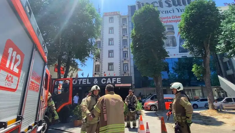 Fatih'te Otel Yemekhanesinde Korkutan Yangın: Detaylar Ortaya Çıktı