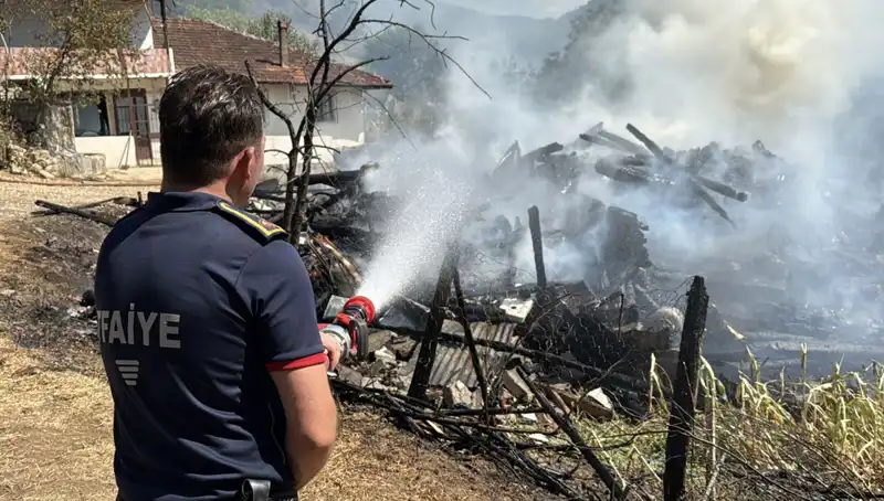 Evdeki Yangın Ormana Sıçradı: İtfaiye Ekipleri Zamanla Yarışıyor
