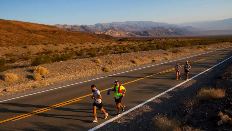 Ölüm Vadisi'nde Dünyanın En Zor Maratonunu Koşarak Tarih Yazdı