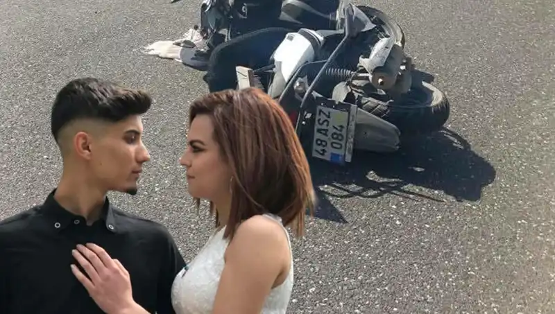 Genç Çiftin Hayalleri Motosiklet Kazasında Yok Olmuştu