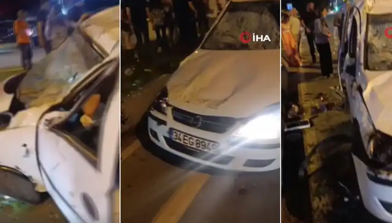 İstanbul Sahil Yolunda Ucuz Atlatılan Kaza: Şans Hız Kesti